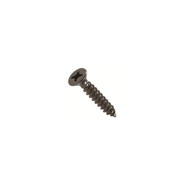 Newport Fasteners Wood Screw, #8, 1-1/4 in, Plain Case Hardened Steel Flat Head Phillips Drive, 6500 PK 166675-6500 - main
